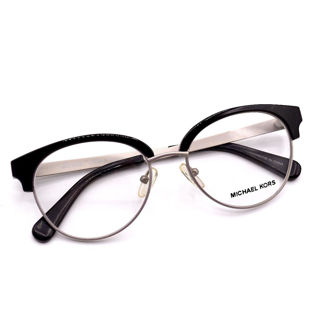 MICHAEL KORS EYEGLASSES FRAME MK3013 ANOUK 1142 BLACK/SILVER - Picture 2 of 6
